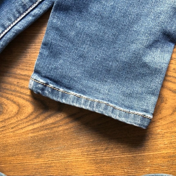 🎄 Wax jeans medium wash size 9 skinny  distressed - Picture 5 of 14